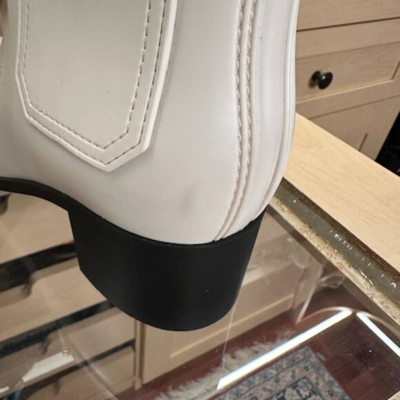 Chanel Interlocking CC Logo Size 38 Rubber Rain Boots - Picture 9 of 10